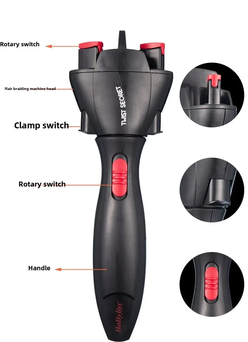 Automatic Twist Braider Knitting Device Electric Hair Braider Hair Braider Machine Braiding Hairstyle Cabello Hair Styling Tools