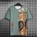 Unisex 2025 T Shirt Men Women Japanese Samurai Cat 3d Printed T Shirts For Casual Fashion Funny Shirt Top Tee Men Clothing
