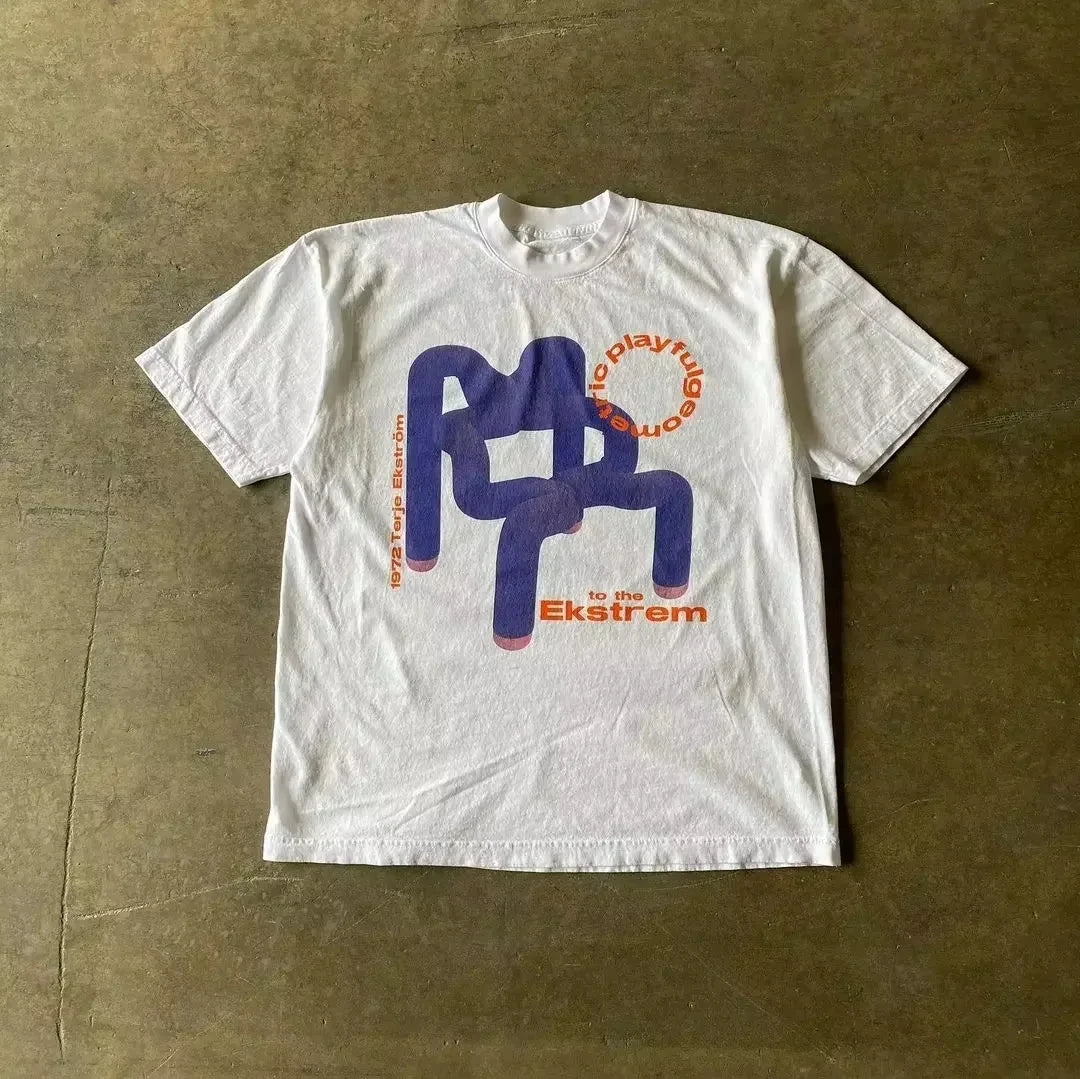 Y2K High Quality Pure Cotton T Shirt New Harajuku Fashion Kawaii Pattern Print Short Sleeve Round Neck Tshirt Top Women Clothing