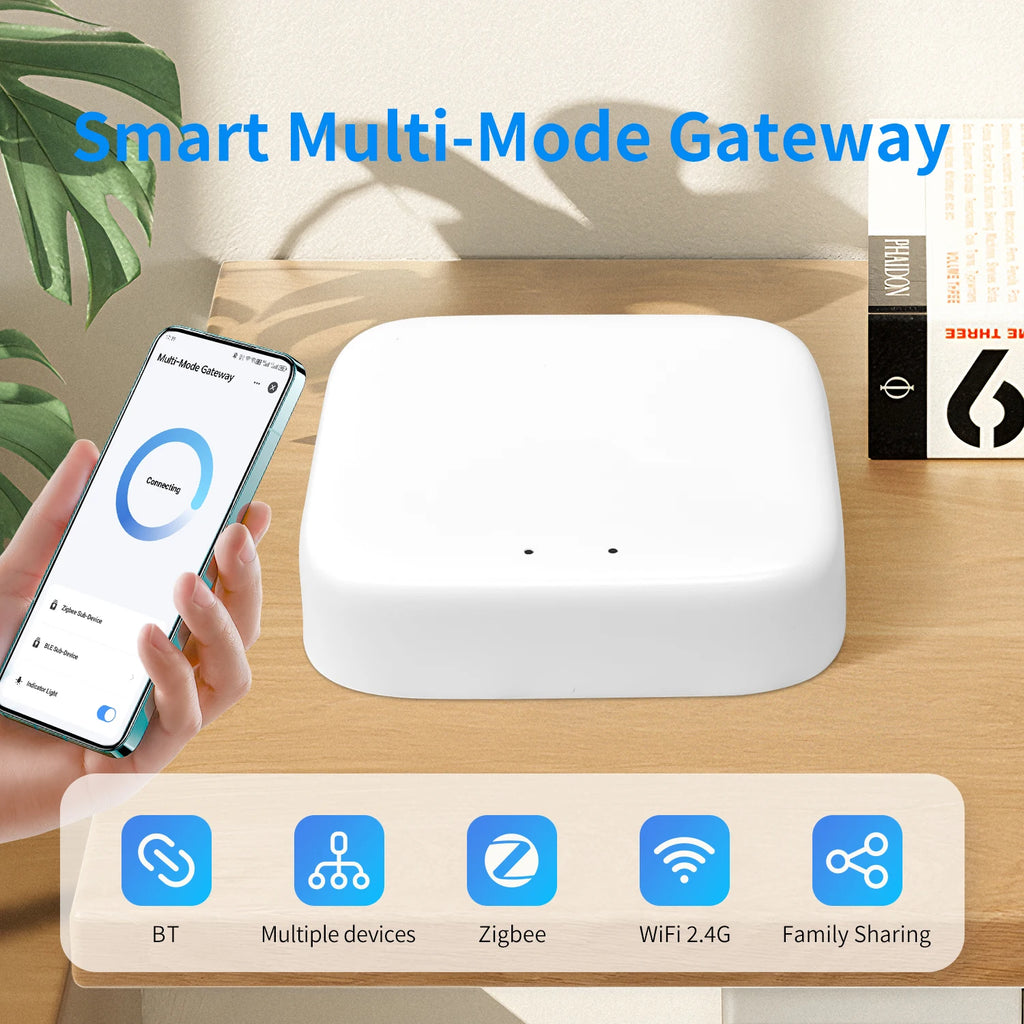 Tuya Bluetooth Multi-mode Gateway Hub Smart Home Wireless Control Hub Smart Life App Control Works With Alexa