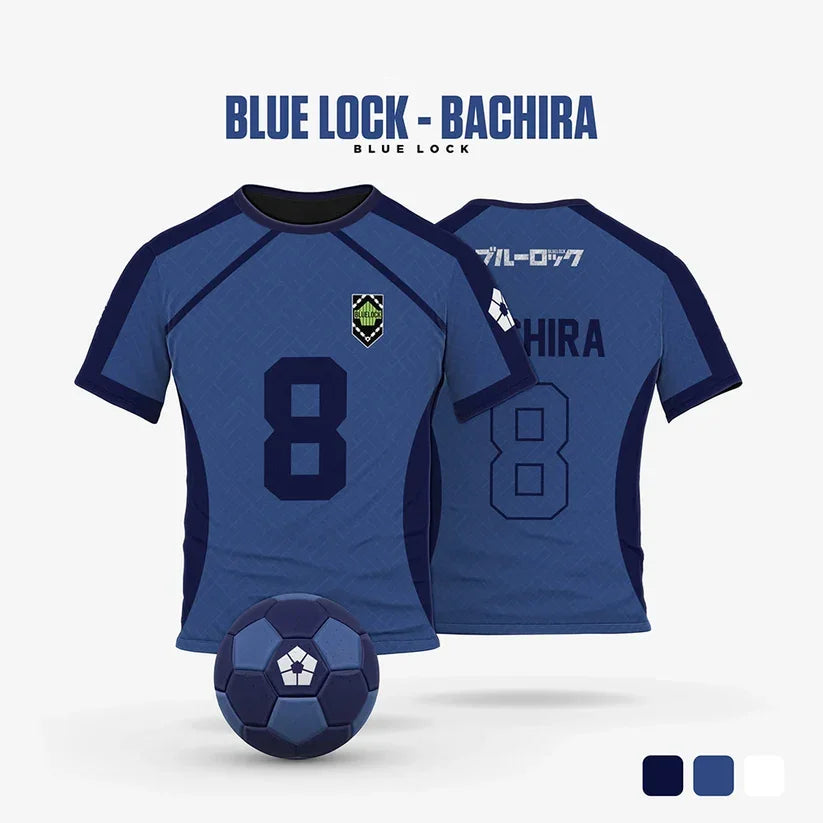 Anime Blue Lock Jersey 3D Print Nagi Soccer T-Shirts Men Women Short Sleeve Sports Tee Y2k Top Harajuku Cosplay Football t shirt