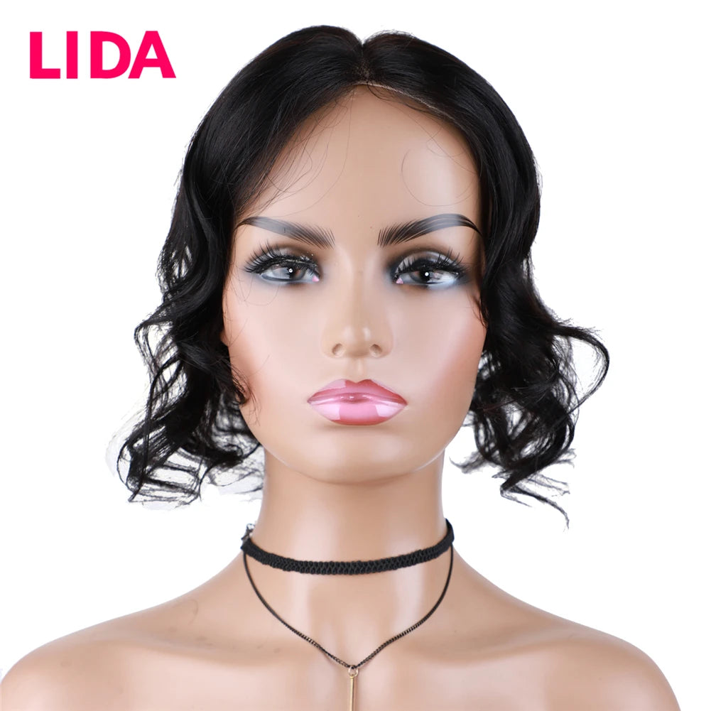 Women Topper Clip-In Silk Top Base Closure 13x8cm Human Hair Pieces Natural Curly Clip-In Closure Cover The White Hair
