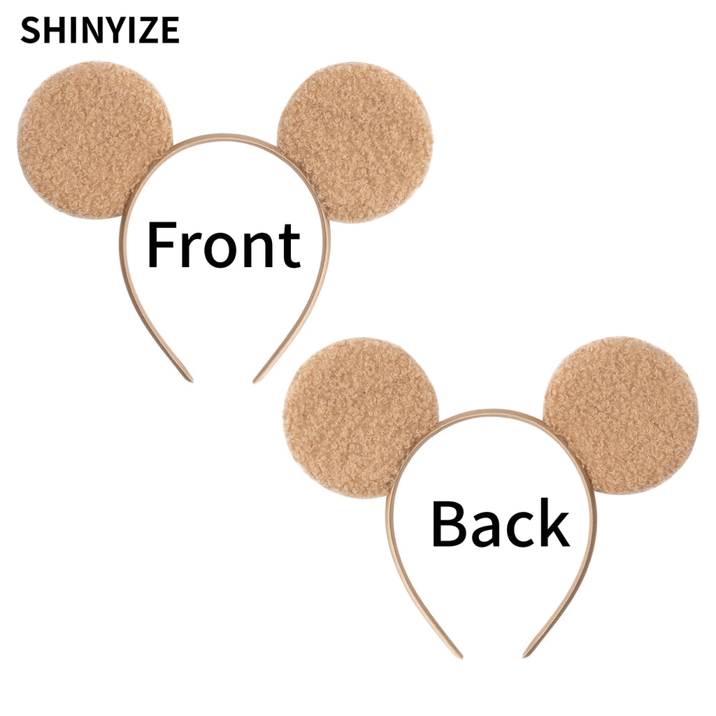 New Classic Cute Mouse Ears Chic Headband 5"Bow Girls And Kids  Hairband Festival Cosplay DIY Hair Accessories Christmas Gift