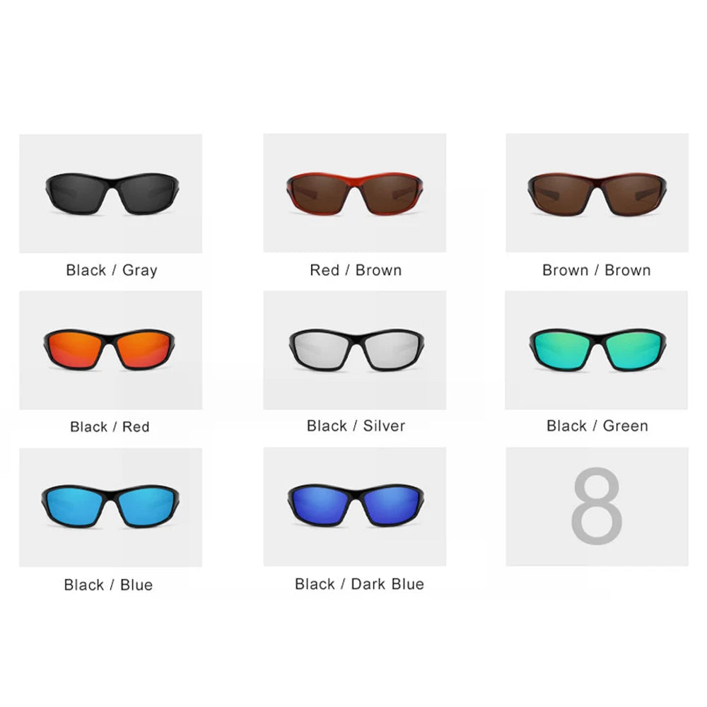 KINGSEVEN 2024 Riding Sunglasses For Men High Quality Anti-reflection Polarized UV400 Glasses TR90 Outdoor Sports Eyewear