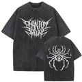 Washed Vintage Anime Hunter X Hunter T-shirt Killua Zoldyck Graphic T Shirt Men Women Clothing Casual Oversized Crewneck Tshirt