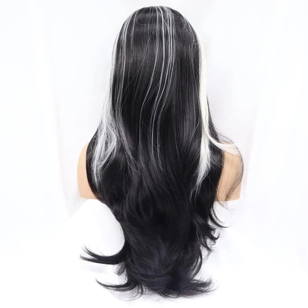 Black /Blonde Wigs Synthetic Black Lace Front Wigs For Women Hair Heat Resistant Fiber Long Wigs Cosplay Wigs