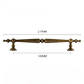 European  Vintage Bronze / Vertical lines Solid Brass Drawer Knobs T bar Handle Bedroom Pulls Kitchen Cabinet Door Handle Pull