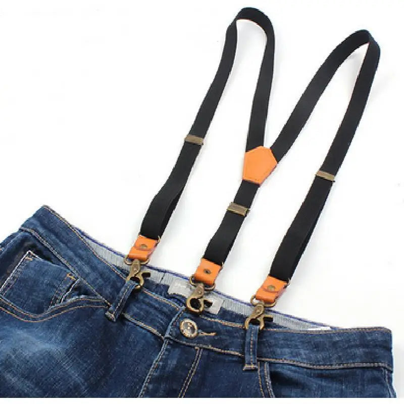 Vintage Men's Suspenders New 3 Hooks Suspenders Man For Pants Casual Mens Trouser Suspenders Fashion Adjustable Braces