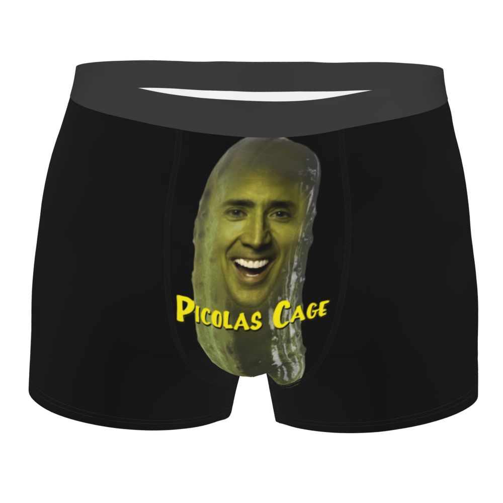 Custom Nicolas Cage Boxer Shorts For Homme 3D Printed Male Nic And His Girls Underwear Panties Briefs Breathbale Underpants