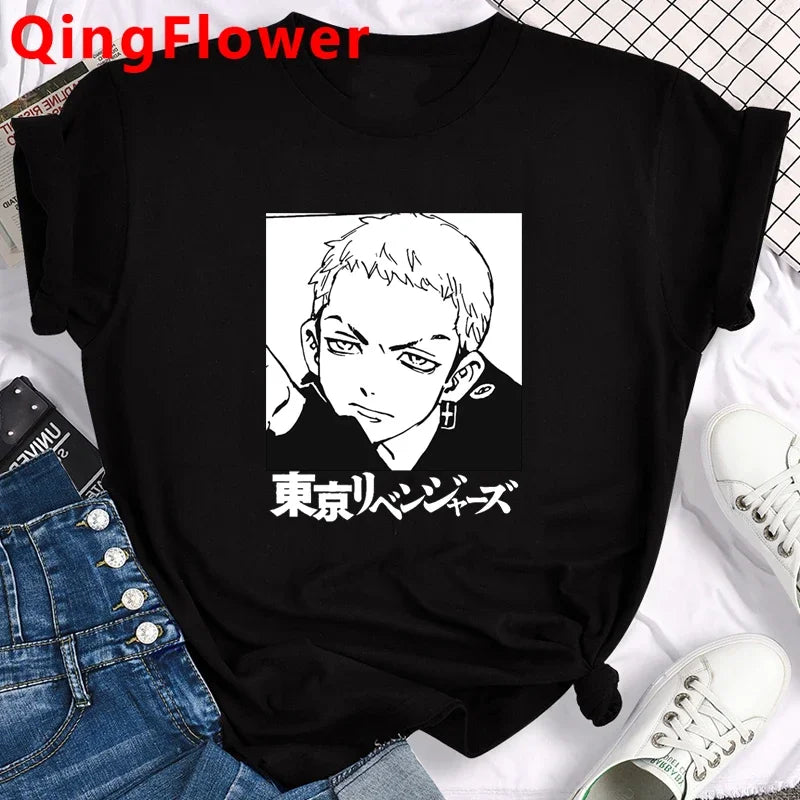Hot Japanese Anime Tokyo Revengers T Shirt Men Chifuyu Matsuno Graphic Tees Anime T-shirt Unisex Summer Tops Tshirt Male