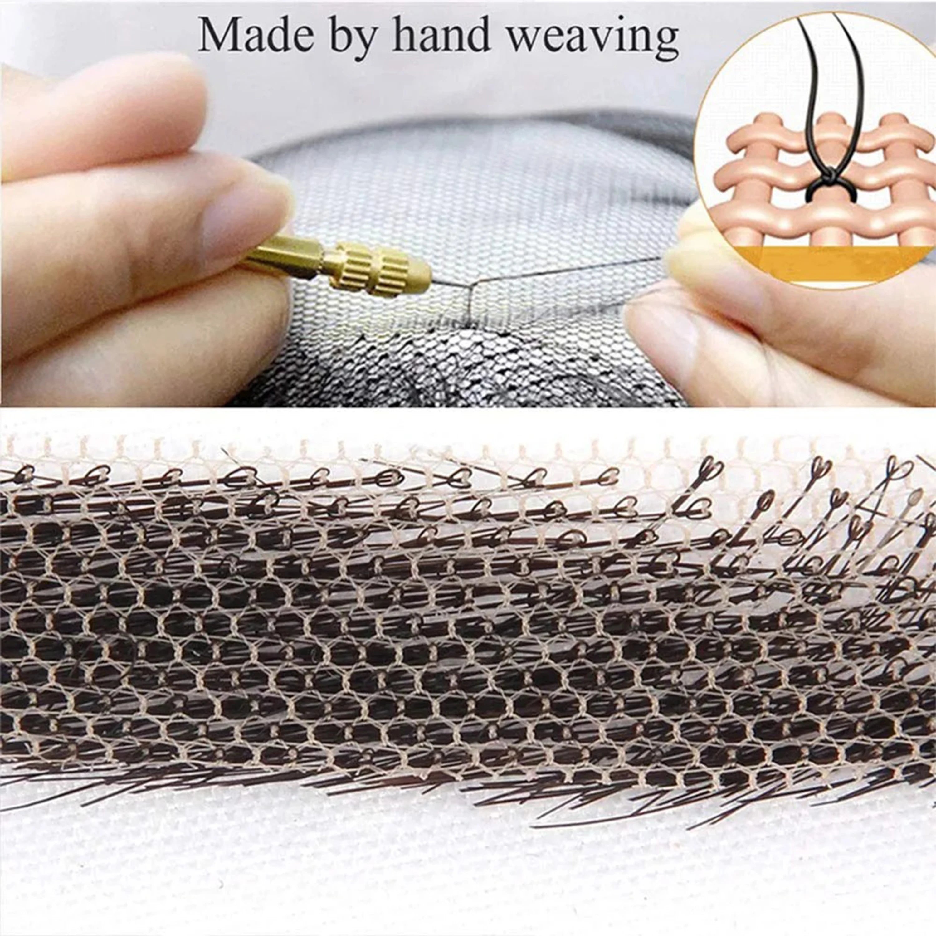 6 New Styles Invisible Natural Black Fake Eyebrows For Adult Males and Females 100% Human Hair Handtied Lace Base Natural Growth