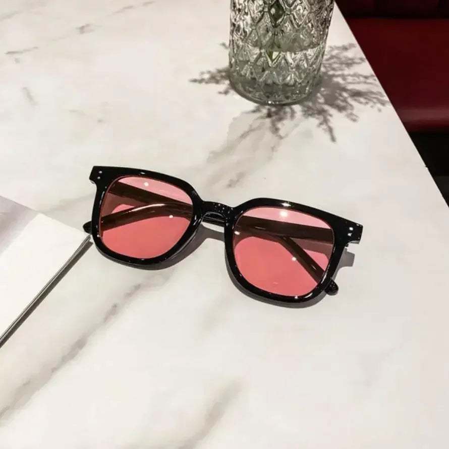 New Vintage Square Sunglasses Women Men Luxury Brand Small Round Sun Glasses Female Small Eyewear Oculos De Sol for Male Female