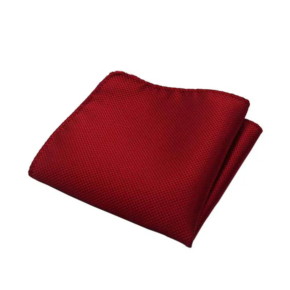 HUISHI Men's Hanky Jacquard Handkerchief Solid Plain Suits Pocket Square For Men Wedding Business Party Kanky Pocket Gifts