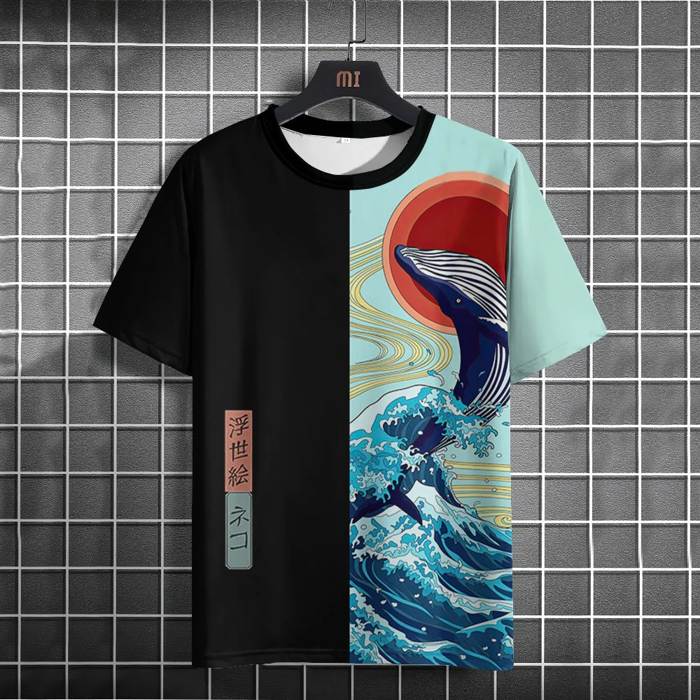 Unisex 2025 T Shirt Men Women Japanese Samurai Cat 3d Printed T Shirts For Casual Fashion Funny Shirt Top Tee Men Clothing