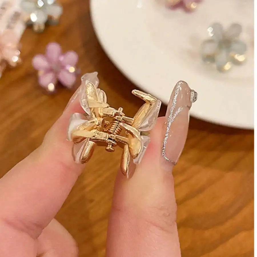 10pcs Super Fairy Flower Claw Clip Hair Clip Side Hair Root Girl Clip Hair Accessories Headwear,Hairpiece,Bangs,Shattered Hair