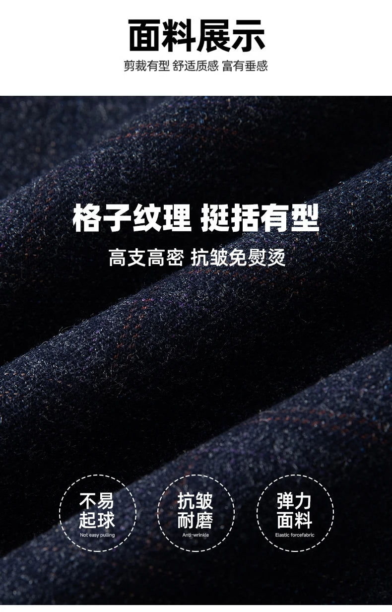 Middle-Aged Men's Business Casual Suit Father's Day Gift Wedding Formal Lightweight Suit Men's 35-60 Years Old Large Size Thin Top Men's Middle-Aged and Elderly Jacket