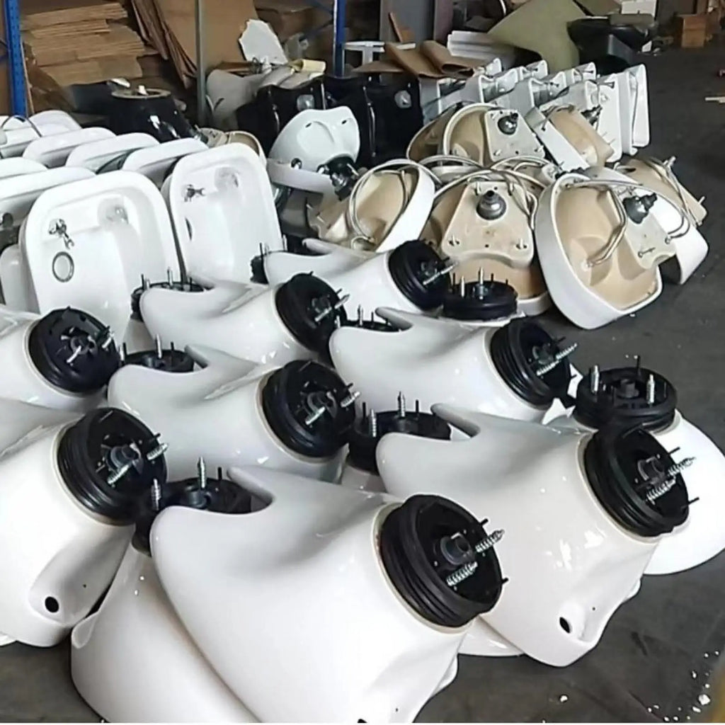 Shampoo Bowl Tilt Mechanism Shampoo Bowl Parts Easy to Install Adjustable for Hair Shop Commercial Use Deep Wash Basin Hairdress