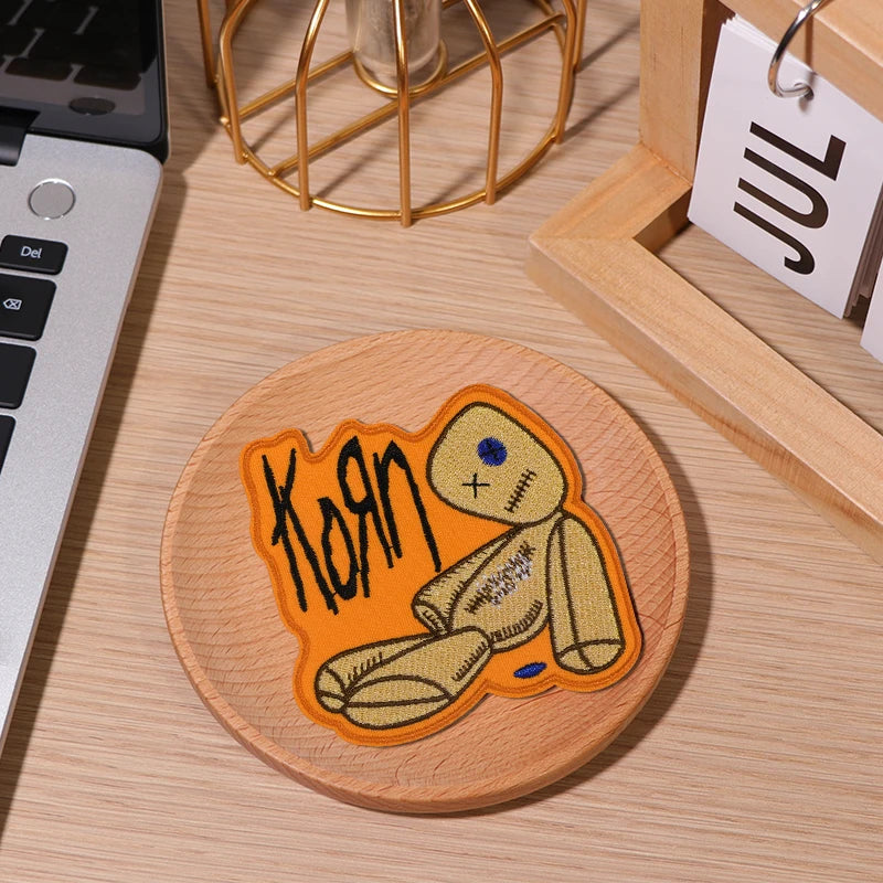 1PC Rock Hip Hop Embroidered Patch Music Punk Morale Inspiring DIY Gift Sew Iron On Patches For Clothes Cap Jacket Trucker Hat