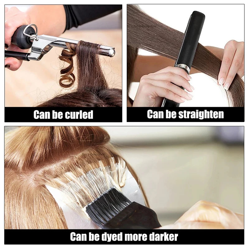 Straight Nano Rings Hair Extension 100% Natural Human Hair Extensions 0.8g/1g/ Strand 50pcs Fusion Hair Extension Ombre Blond