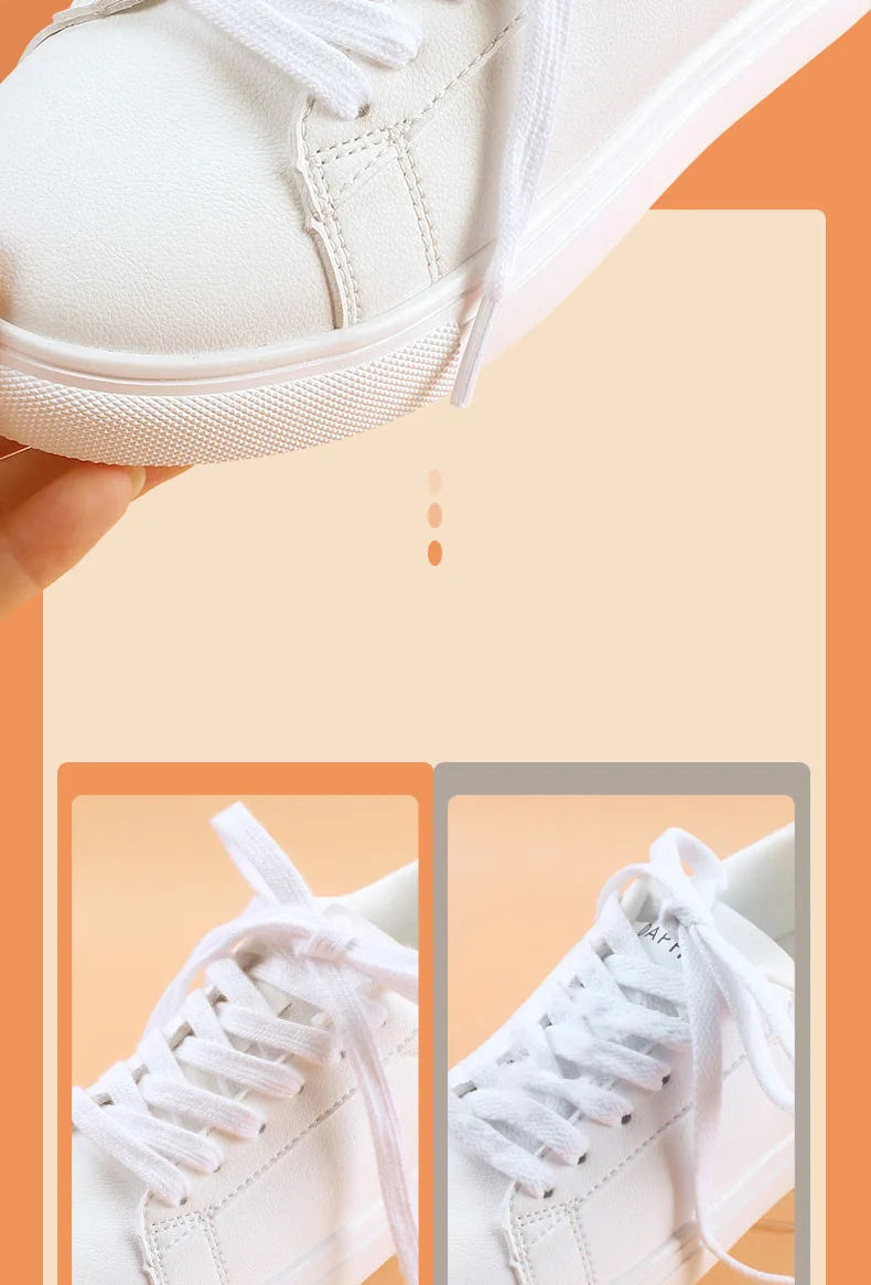 1 Pair Flat Shoelaces for Sneakers Classic Canvas Sports Shoe Laces Women Men Shoelace Solid Double Cotton Shoestrings for AF1