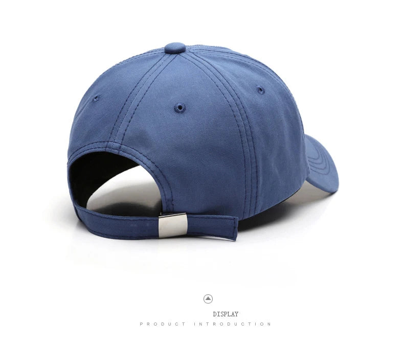 Embroidered M Baseball Cap For Women Men New Spring Summer Cotton Solid Sunhat Sports Snapback Caps Fashion Hip Hop Fishing Hat