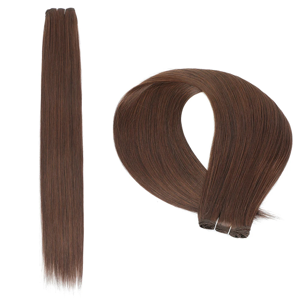 24-32 Inch Bio Protein Straight Hair Bundles Synthetic High Temperature 150g 200g Ombre Brown M888 Orange Soft Hair Weaving