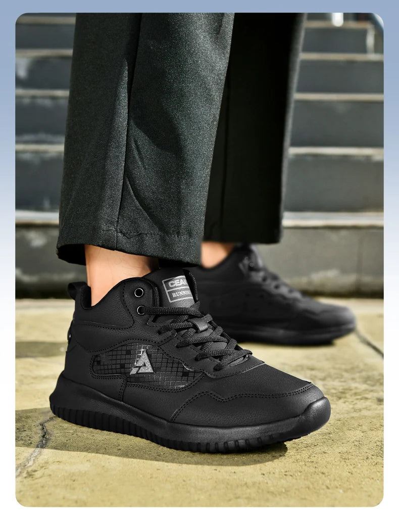 Chef shoes four season light non-slip oil-proof waterproof comfort plus size men's kitchen work shoes fashion casual men's shoes