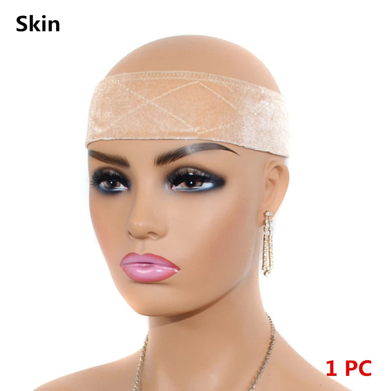 No-Slip Velvet Wig Grip Band for Lace Front Women's Stylish Hair Accessory Comfortable Headbands to Secure Your Wig