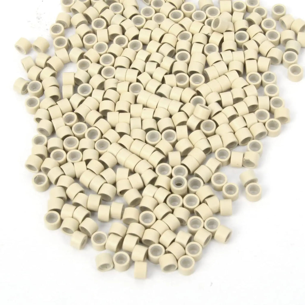 300pcs Woman Hair Decoration The Ring Hair Extensions Tools Micro Link Rings Silicone Link Ring Dreadlock Ring Hair Cuffs Silico