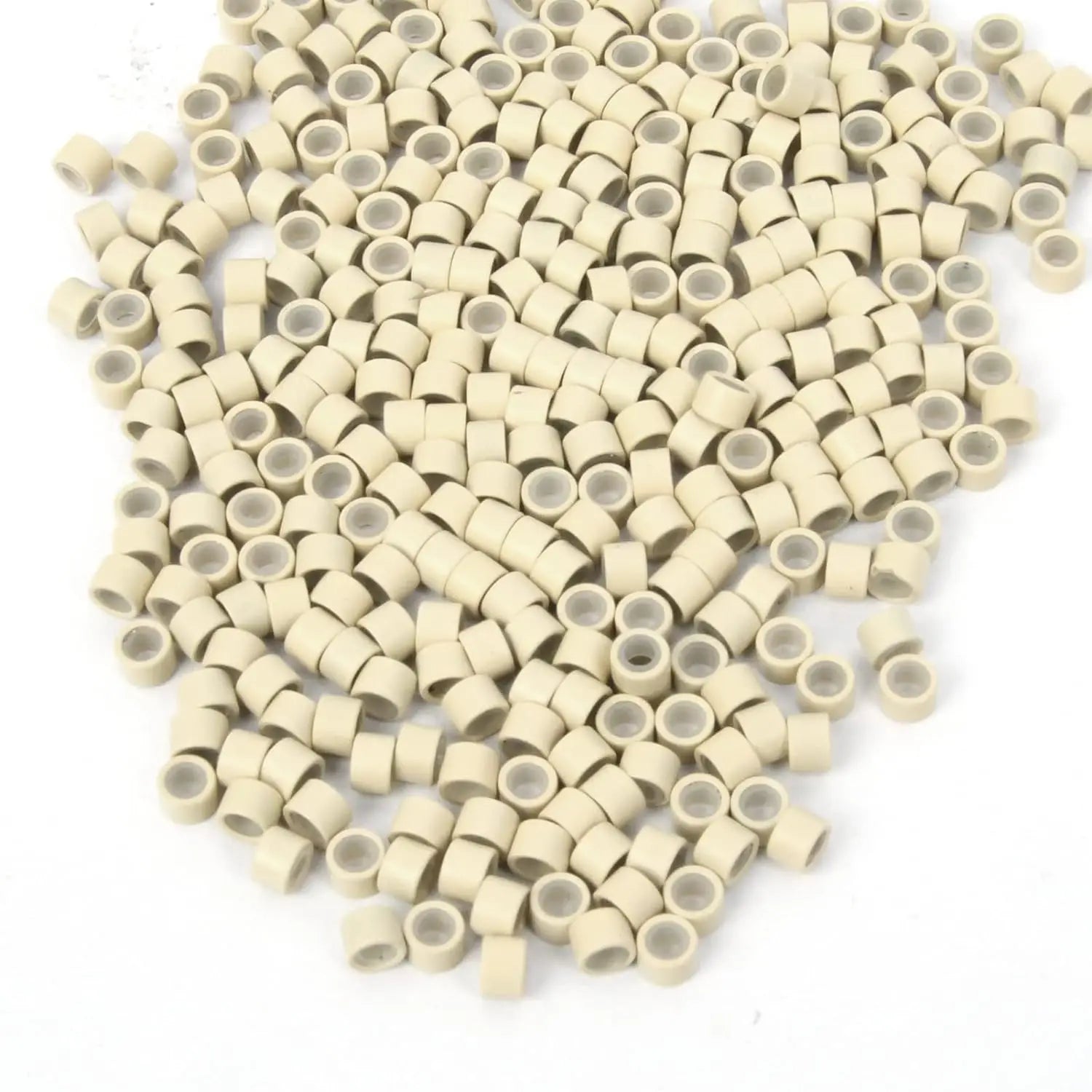 300pcs Woman Hair Decoration The Ring Hair Extensions Tools Micro Link Rings Silicone Link Ring Dreadlock Ring Hair Cuffs Silico