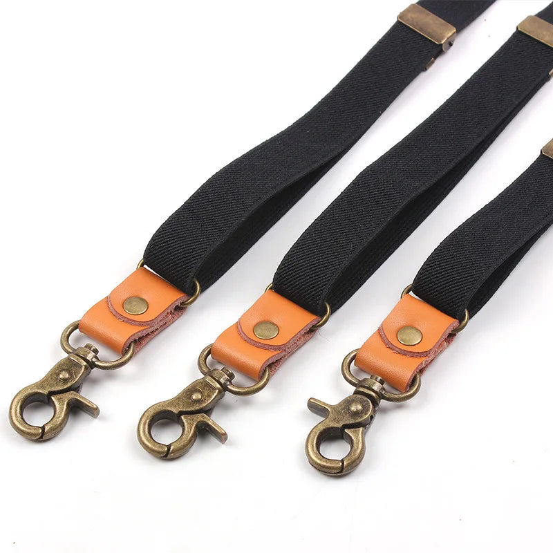 Vintage Men's Suspenders New 3 Hooks Suspenders Man For Pants Casual Mens Trouser Suspenders Fashion Adjustable Braces