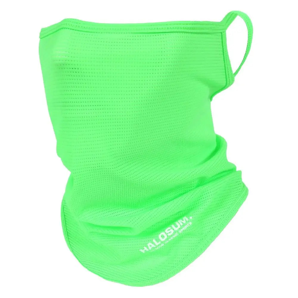 Full Face Mask Balaclava Breathable Sun UV Protection Summer Ice Silk Sun Protection Bike Mask Motorcycle Scarf Neck Gaiter