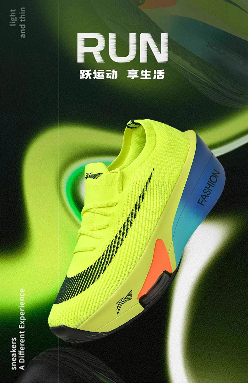 Air cushion Running Shoes Speciality Marathon Men Sports Breathable Lightweight Women's Comfortable Athletic Nonskid Sneakers