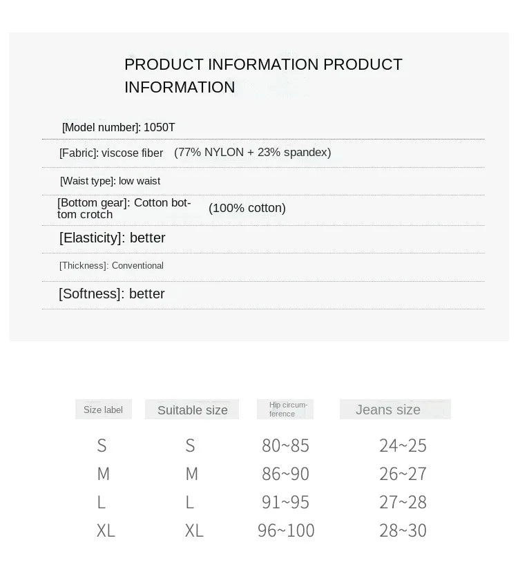 Women's low waist butt lift fitness sports high fork fashion thong thong sexy European and American ice silk T pants lingerie