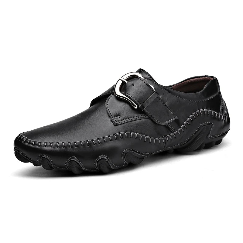 Crocodile Skin Loafer Shoes Men Genuine Leather Slip-on Moccasins Handmade Male Outdoor Casual Shoes Drive Walk Luxury Leisure