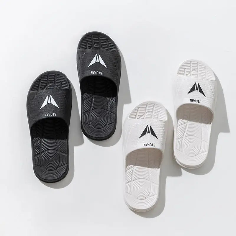2024 New Men's Slippers Plus Size Men Indoor Home Slippers Bath Slipper PVC Soft Sole anti slip Outdoor Beach Flip Flops Sandals