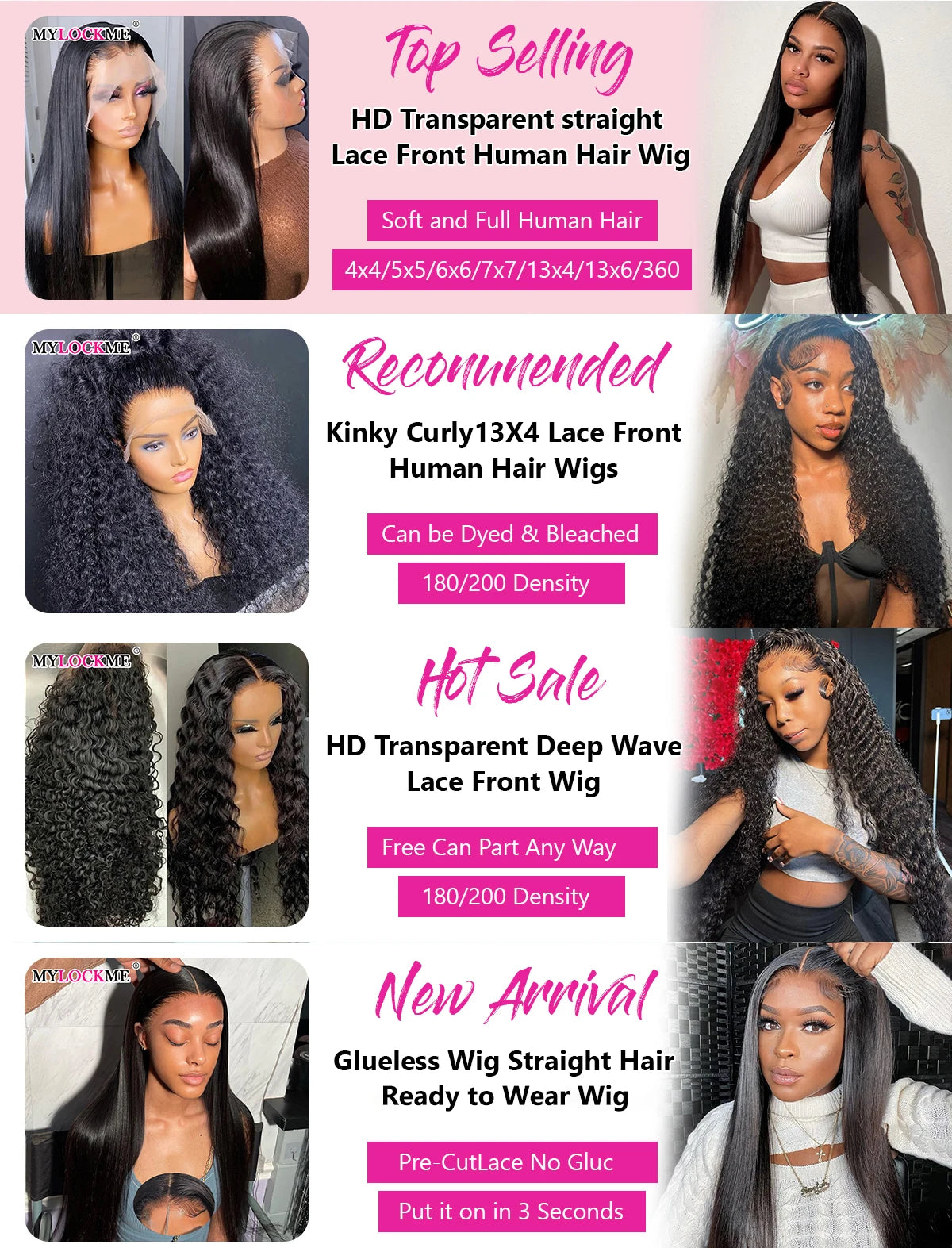 Curly Lace Front Wig Human Hair 13x4 13x6 Deep Wave Lace Frontal Wig 6x4 5x5 Glueless Transparent Pre Cut Lace Wigs 210 Density