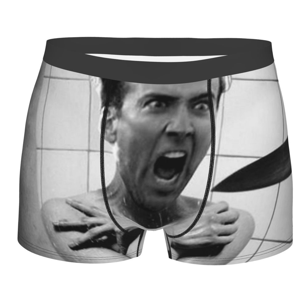 Custom Nicolas Cage Boxer Shorts For Homme 3D Printed Male Nic And His Girls Underwear Panties Briefs Breathbale Underpants