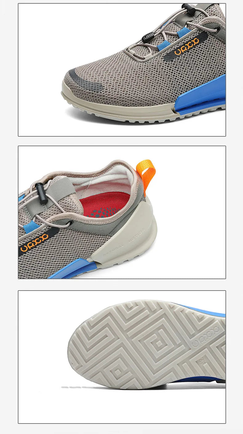 Lightweight Men's Running Shoes Outdoor Breathable Men Sports Shoes Anti-slip Male Sneakers Fashion Flexible Tennis Lace-up New
