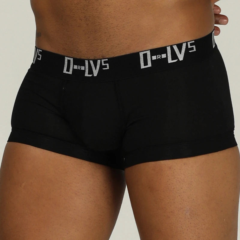 ORLVS Brand Men Underwear Boxer cotton mens underpants male panties  shorts U convex pouch for gay breathable calzoncillo hombre