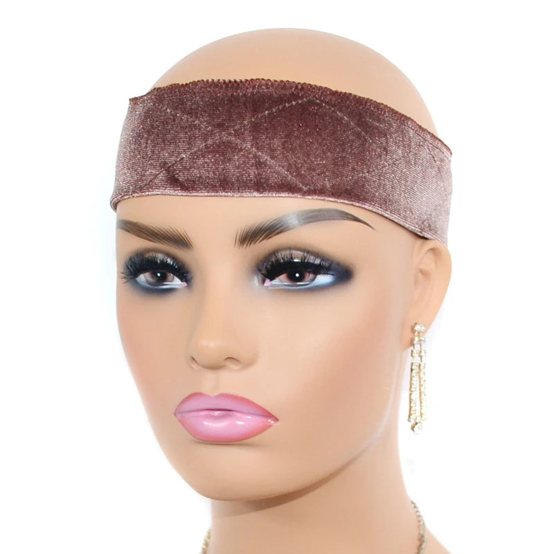 No-Slip Velvet Wig Grip Band for Lace Front Women's Stylish Hair Accessory Comfortable Headbands to Secure Your Wig