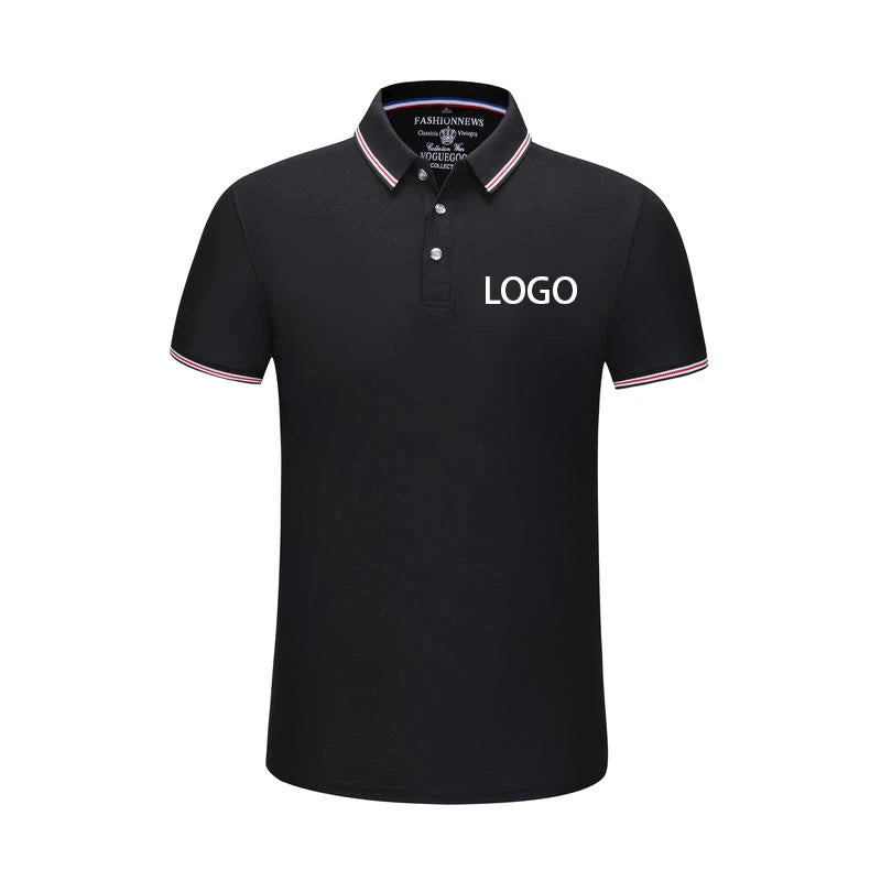 Summer Men And Women Polo Shirts Custom Logo Embroidery Print Polyester Clothing Personal Group Company Design Tops DIY Workwear