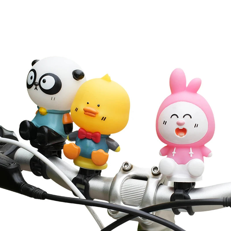 Scooter Kid Bike Bells Squeeze Bike Horn for Childrens Bicycle Accessories 1pc Bicycle Bell Cartoon Dinosaurs Unicorn Air Horn