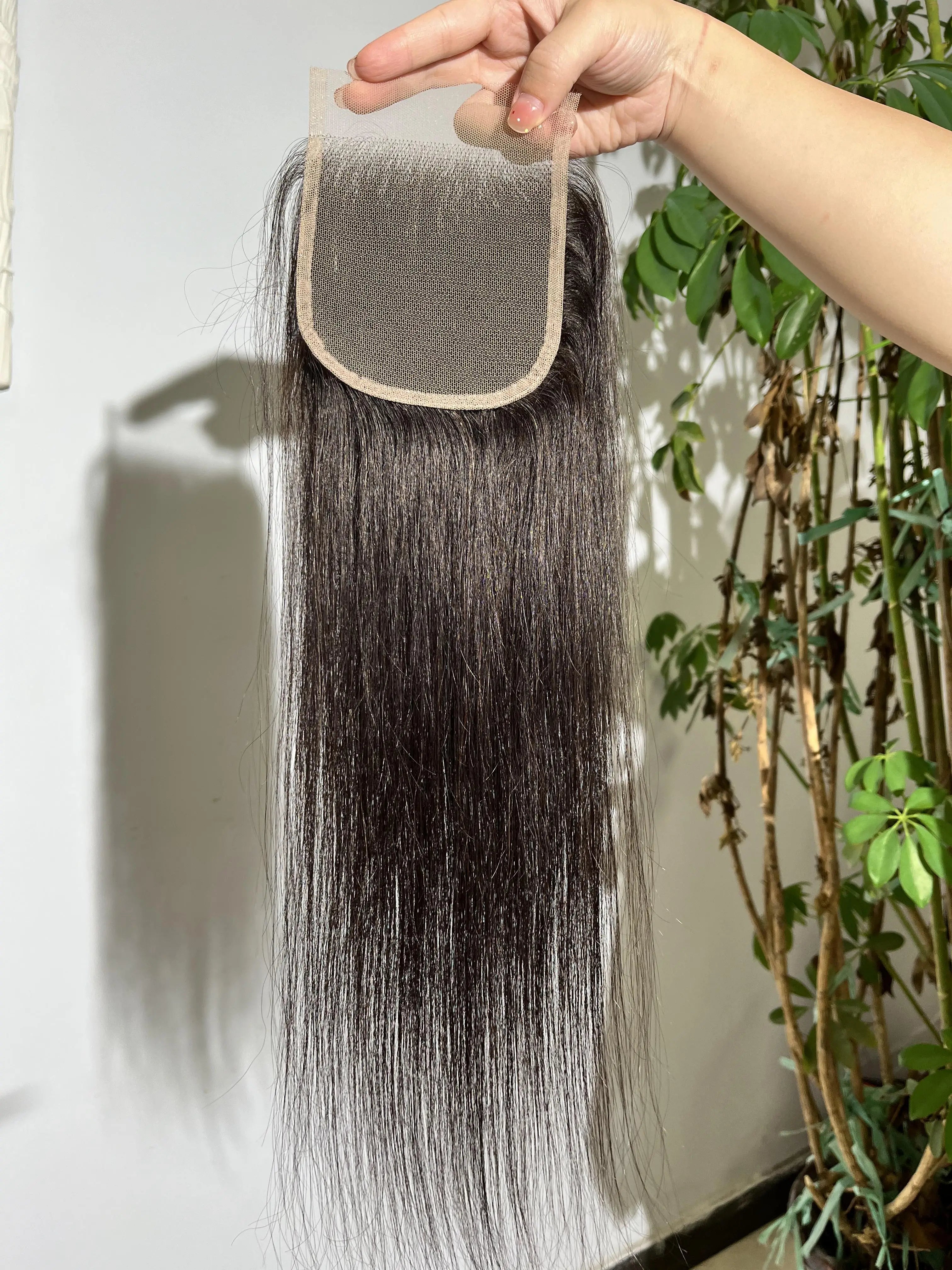 2x6 Lace Closure Peruvian Straight Closure 5x5 100% Human Hair Rtraight 13x4 Lace Frontal Closure 4x4 Natural Color Remy Hair