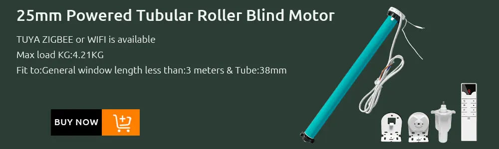 LifeLibero Tuya Wifi Battery Smart Curtains Motor Roller Blinds For 38mm Tube Rechargeable Wired Free Shutter Electric Motor