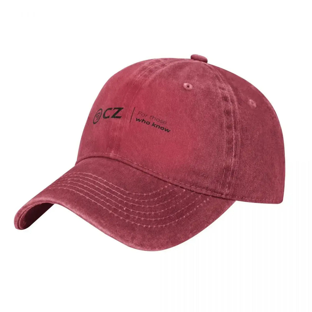 Ceska Zbrojovka CZ Men Women Baseball Cap Distressed Denim Hats Cap Vintage Outdoor Travel Adjustable Fashion Cap
