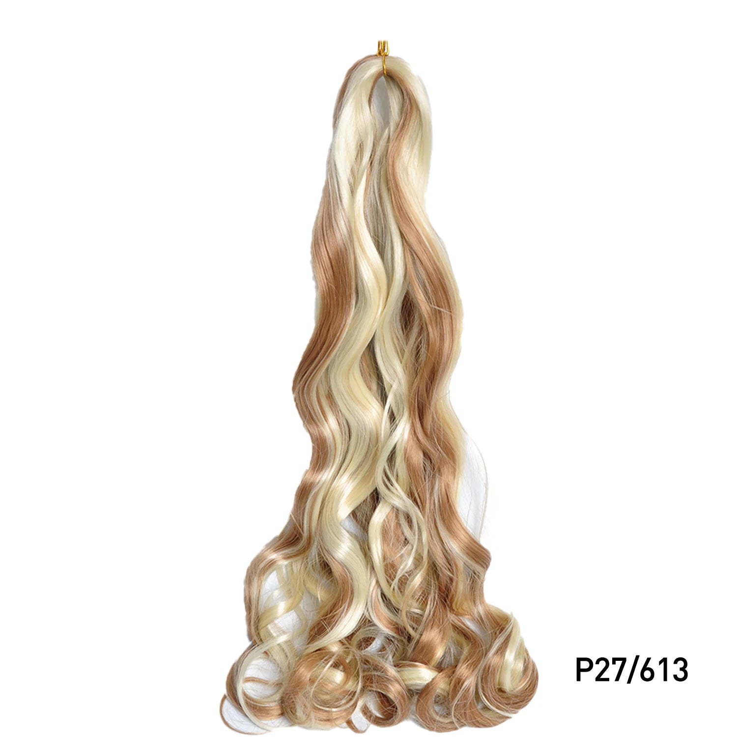 French Curls Braiding Hair Extensions 24Inch Synthetic Curl Hair Loose Wave Spiral Curl Crochet Hair Braids For Black Women