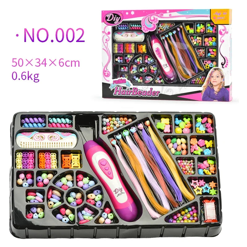 Braiding DIY Hairstyle Tool Electric Automatic Hair Braider Twist Braider Machine Weave Roller Hairstyle Machine Set Child Gift
