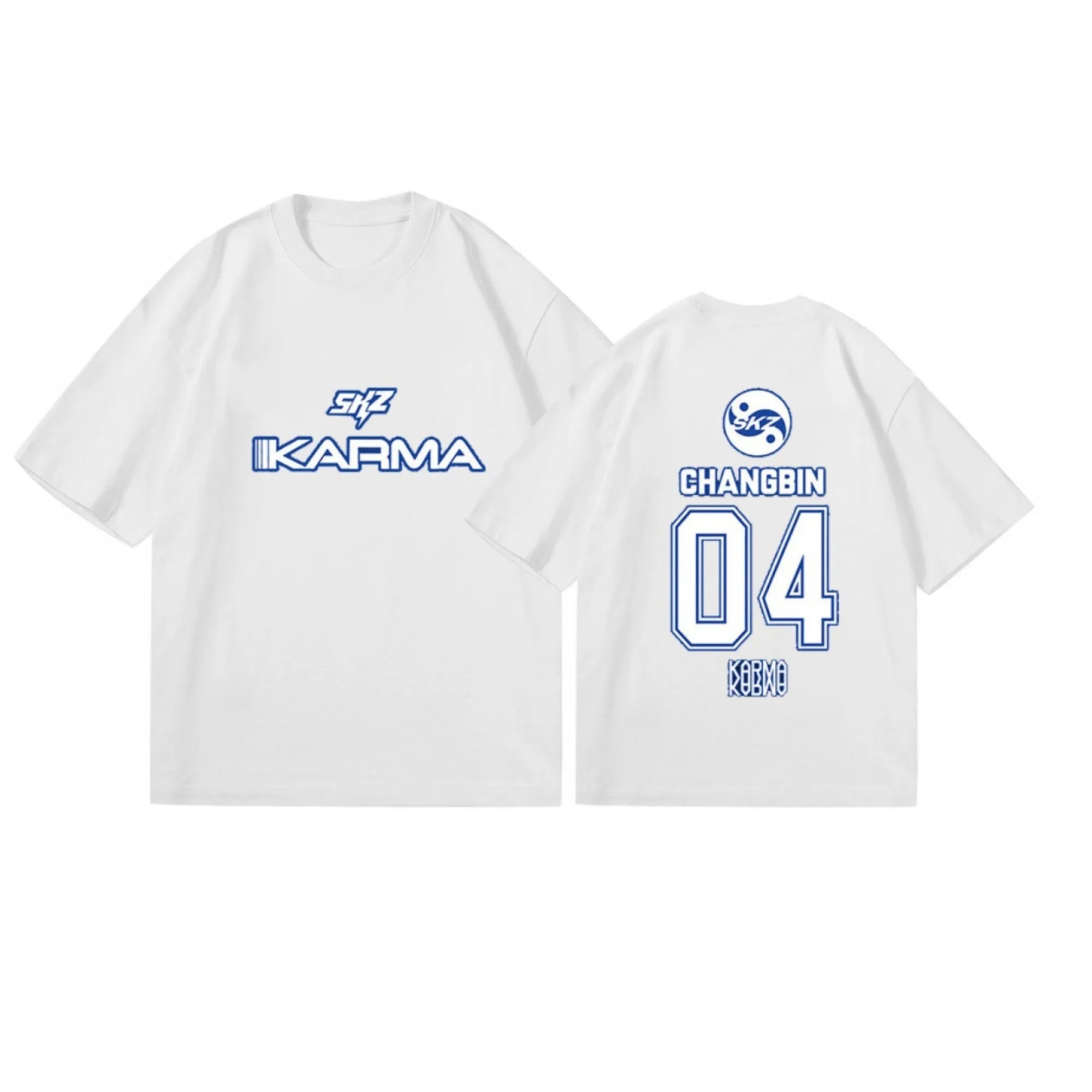 KPOP KARMA Short Sleeve T Shirt Women Men Harajuku Tops Vintage Aesthetic Graphics Tshirt Cotton Tees Streetwear Oversize Top