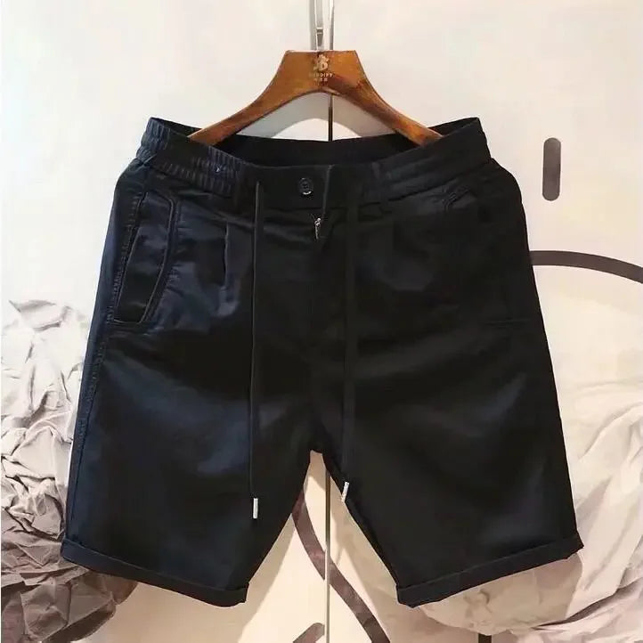 Men's Shorts Sports Beige Cargo Roll Up Male Short Pants Drawstring Korean Style Baggy with Ice Loose Xxl Designer Summer Xl